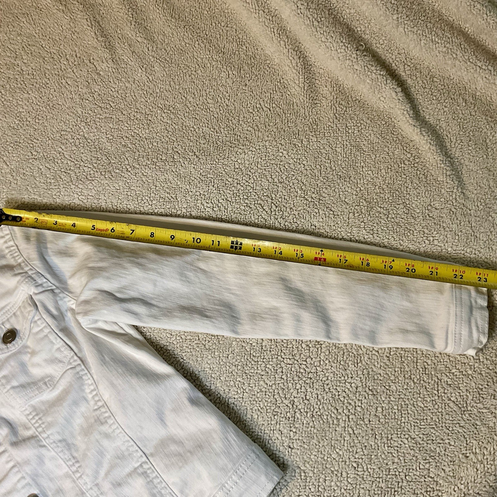 BACCINI  DENIM STYLE JACKET BUTTON FRONT LIGHTWEI… - image 10