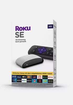 Roku SE HD Streaming Stick inkl. Fernbedienung - Weiss (3930SE)