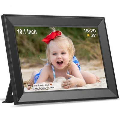 Frameo Digital Picture Frame WiFi 10.1Inch Digital Photo Frame Electronic HD ...