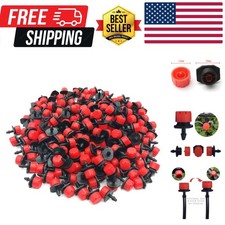 100pcs 360 Degree Adjustable Irrigation Drippers Sprinklers, 1/4 Inch Emitter...