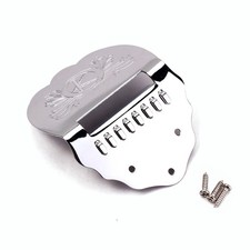 Alnicov K Word Scalloped Metal Mandolin Tailpiece Parts for 8 String Mandolin...