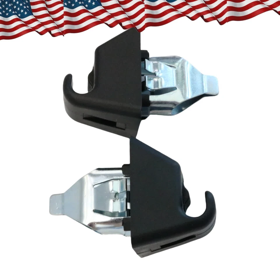 Juego de 2 clips de soporte para parasol delantero negro para Pontiac G8 2008 2009 13187128 Foto 4 de 4