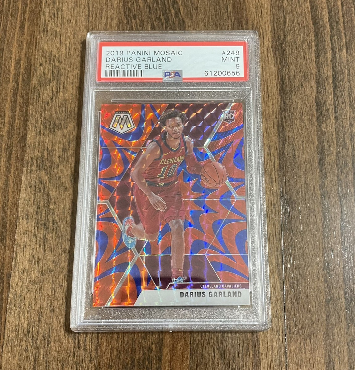 Darius Garland 2019 Panini Mosaic REACTIVE BLUE 249 PSA 9 RC