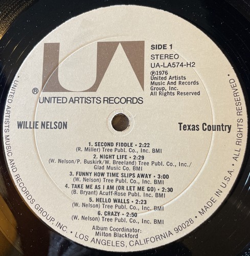Willie Nelson Freddy Fender Bob Wills Asleep @ the Wheel TEXAS COUNTRY 2LP NM/NM - Picture 10 of 12