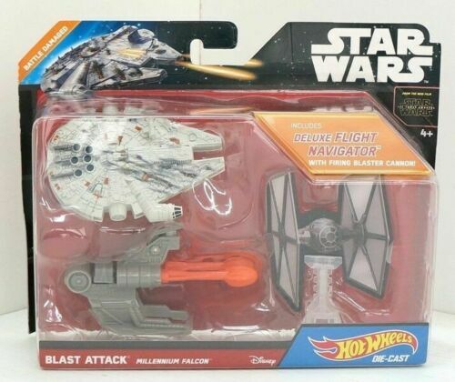 HOT WHEELS STAR WARS BLAST ATTACK MILLENNIUM FALCON 0080351 - Afbeelding 1 van 1