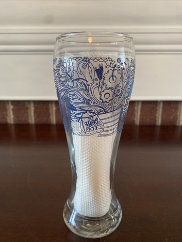 RARE Blue Moon 8 in. Pilsner Beer Glass Denver Road Trip 1995 - Picture 2 of 10