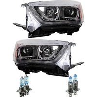 Halogen Scheinwerfer Frontscheinwerfer Set H1 FüR Ford Kuga Ii Inkl. Lampen
