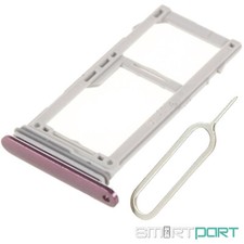 Per Samsung Galaxy S9|S9+Dual SIM+SD supporto schede scomparto adattatore slot viola viola