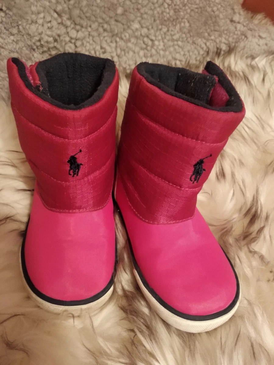 Pink polo best sale boots
