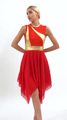 Womens Liturgical Praise Lyrical Dance Dress Metallic Color Block Costumes | eBay Womens Liturgical Praise Lyrical Dance Dress Metallic Color Block Costumes | eBay