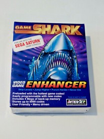 GAME SHARK Sega Saturn Gameshark Game Enhancer Memory Cheats InterAct New SEALED