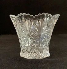 Beautiful Small Cut Glass Crystal Rose Vase For Multiple Use