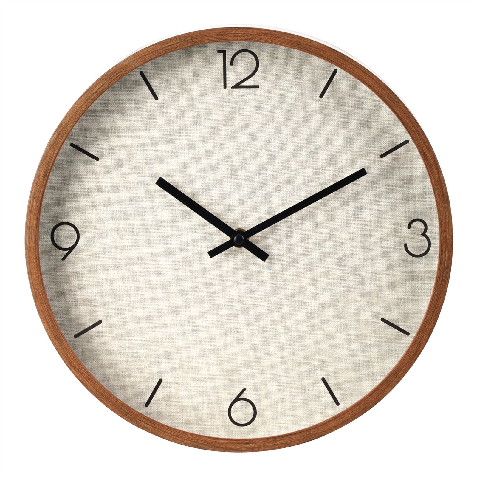 Beige Wall Clock for Classic & Modern Interiors Round Wall Clock 30cm - Image 2