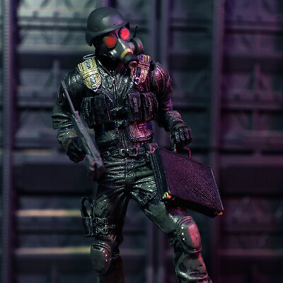 NECA Resident Evil 10th Anniversary Hunk Action Figure for sale