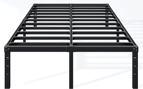 14 Inch Queen Bed Frame - Sturdy Metal Platform Queen Size, No Box Spring Needed