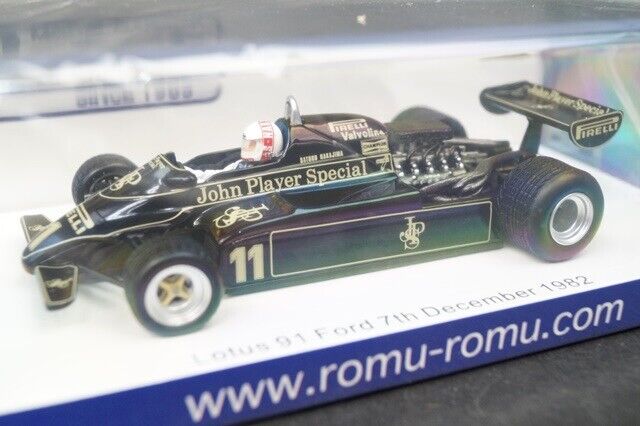 スーパーセール 目玉商品 #11 7/12 Ford 91 Lotus 1:43 SPARK ROMU025 1982 F1 S.Nakajima レーシングカー