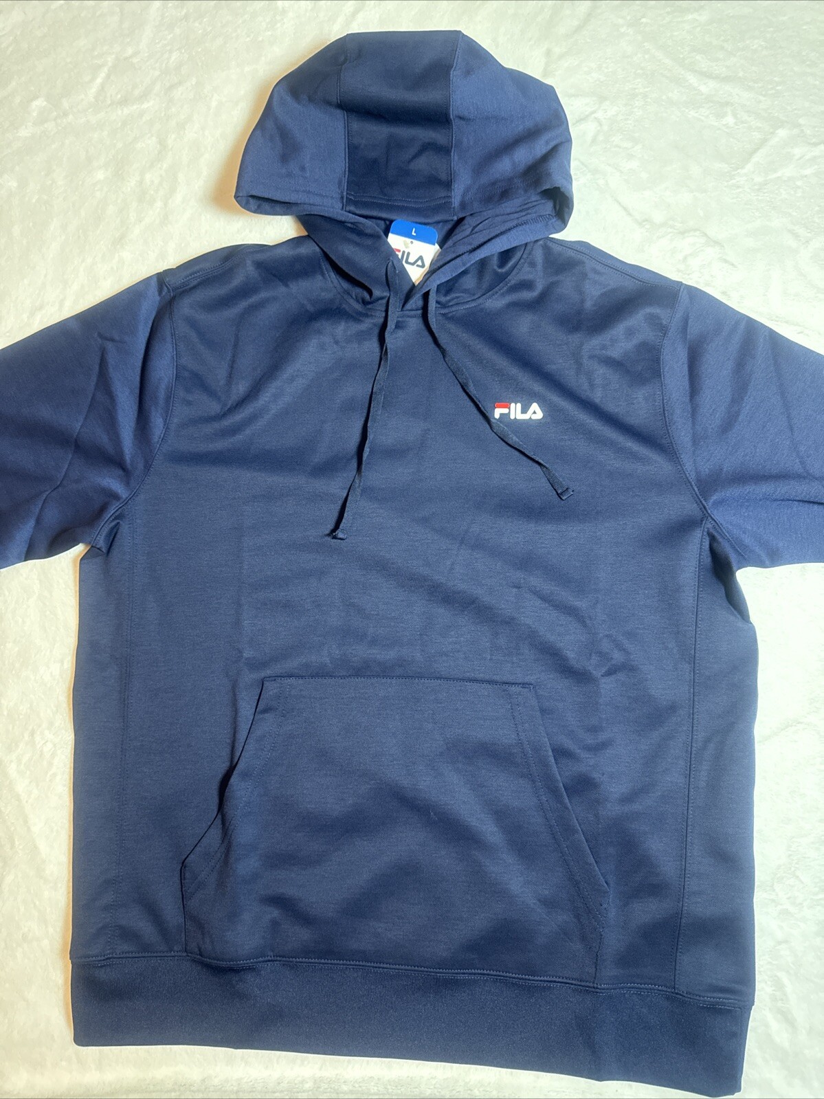 FILA Felpa con Cappuccio Uomo Performance Blu Taglia L