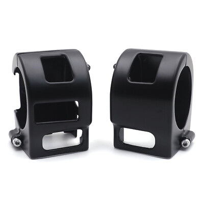 Black Switch Housing Cover For Yamaha V-Star XVS 650 Classic Kawasaki Vulcan 160