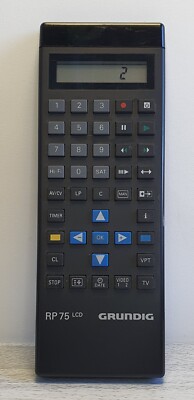 Grundig Multi Fernbedienung RP75 LCD für TV, HiFi, Videorecorder und Satellit Vintage