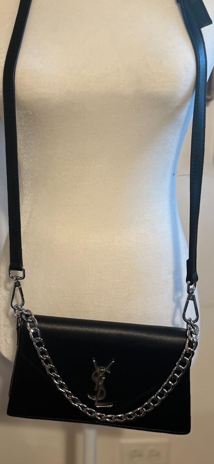 SAINT LAURENT Tracolla posteriore vintage YSL Sunset Hardware