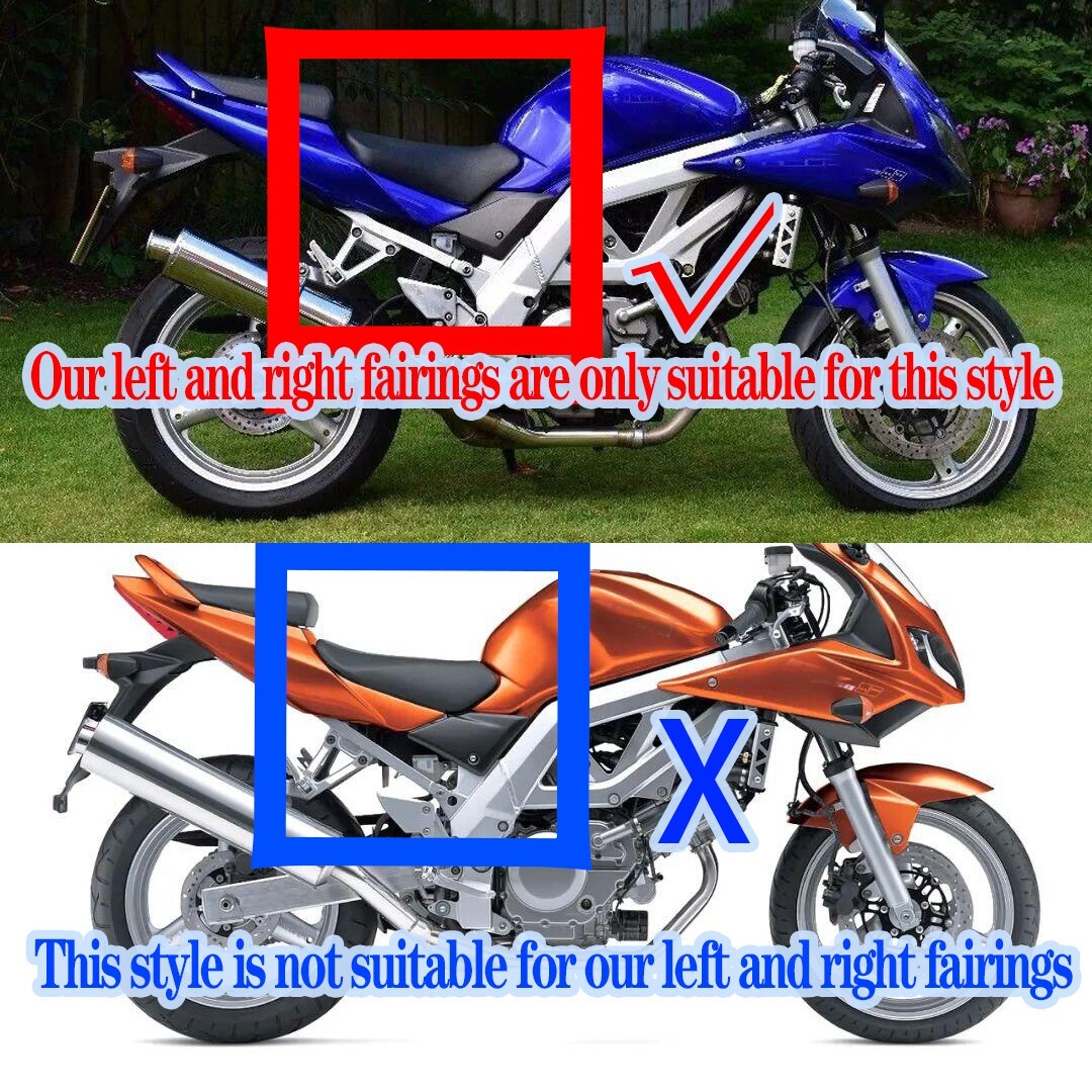 Part Batwing Fairing Bodywork Panel Fit For Suzuki SV650/S 2003