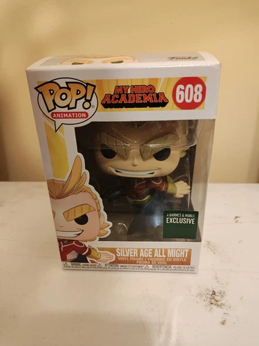 Funko Pop! My Hero Academia 608 Barnes & Noble Exclusive Silver Age All Might