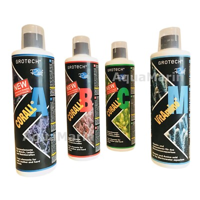 GROTECH Coral Care Set - Corall A,B,C + VitAmino M je 500ml