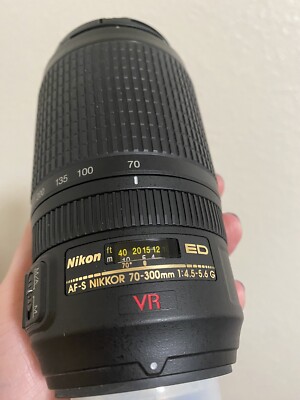 Nikon AF-S VR Zoom-Nikkor 70-300mm 1:4.5-5.6 G Lens | eBay