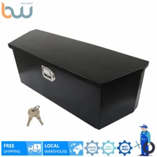 Trailer Tongue Tool Storage Box 36 × 12 ×12 inch Aluminum + Lock Keys