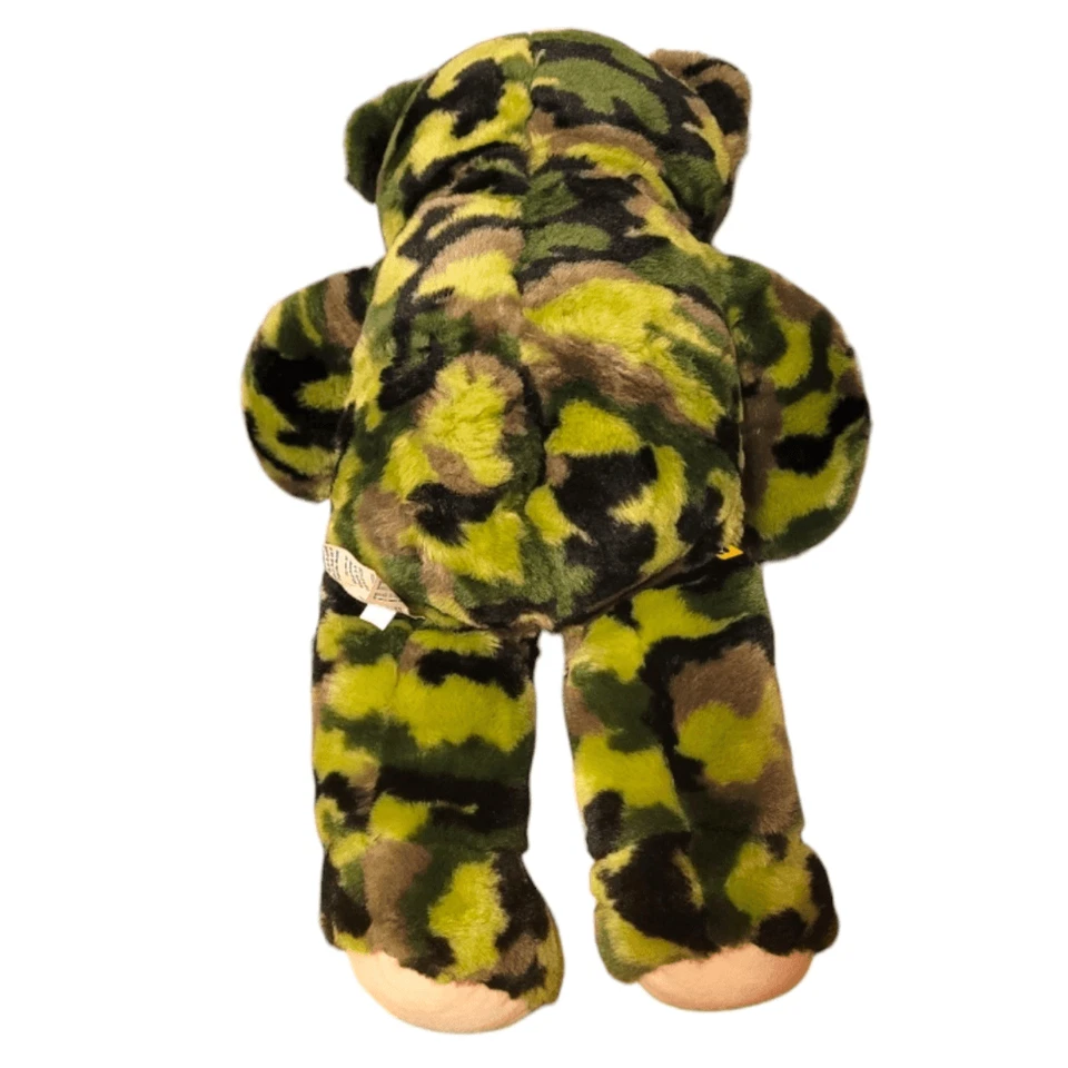 Build A Bear Camouflage Plush Teddy Stuffed Animal 2010 Rare - Image 2 of 4