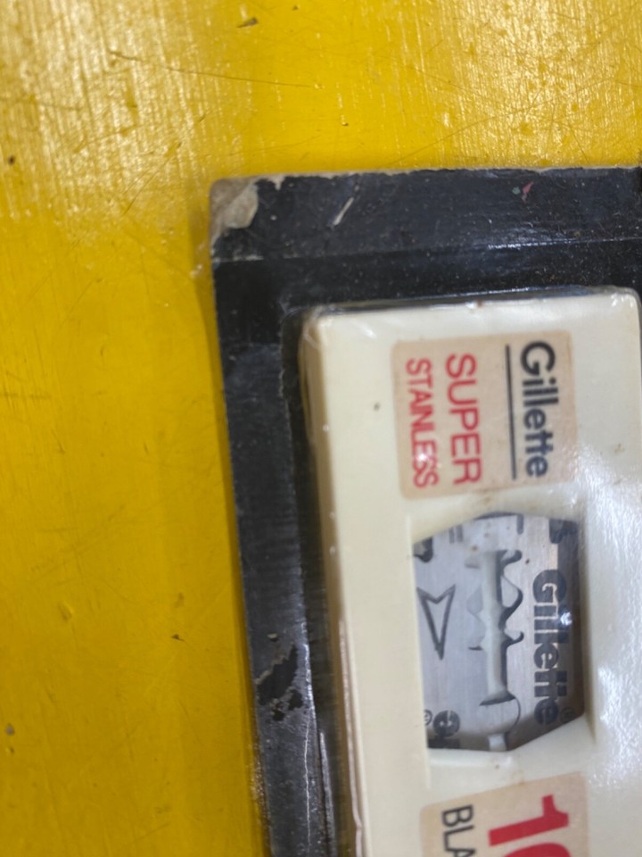 NOS Vintage Gillette Super Stainless Razor Blades 10 Blades Pack eBay