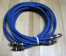 Pro Flex High Performance AUDIO INTERFACE RCA Cables- stereo pair 9 ft