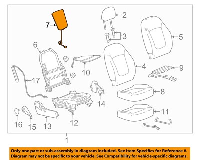 Genuine GM OEM Driver Seat Track Actuator – For 2016-2020 Buick Envision 13589190
