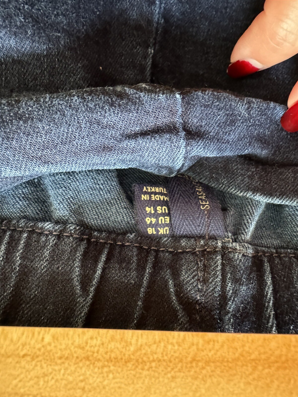 Seasalt Denim Trousers 18 eBay