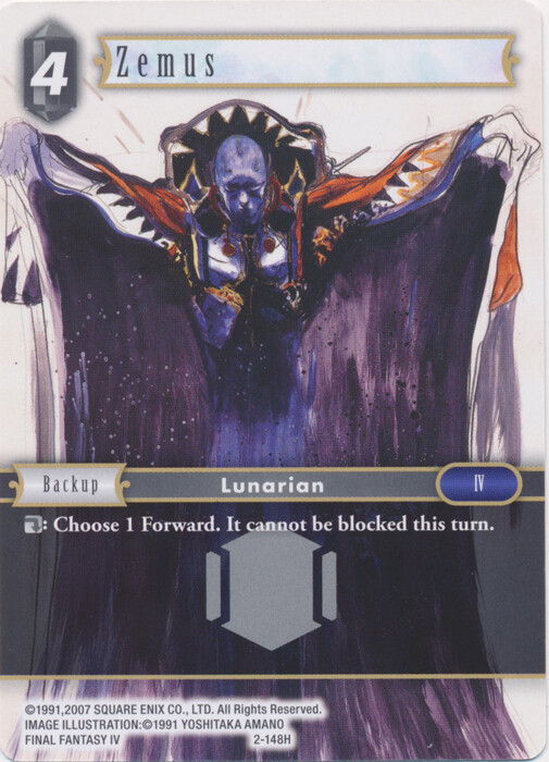 Zemus - 2-148H NM FF TCG Opus 2 | eBay
