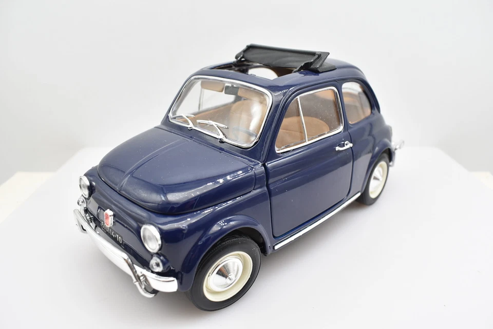 Modellino auto FIAT 500 L scala 1:16 Burago diecast modellismo da collezione car - Immagine 4 di 4