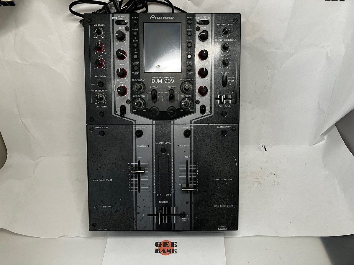 Pioneer DJM-909 DJ Audio Mixer 2-Channel Equipment Touch Pioneer DJM-909 DJ Audio Mixer 2-Channel Equipment Touch