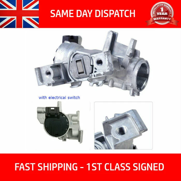 FITS AUDI SEAT A1 A3 Q3 LEON ALTEA IGNITION LOCK BARREL 1K0905851B &6 PIN SWITCH - Image 2 of 4