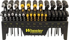 Wheeler P-Handle Driver Set 30 Pieces For Bench/Wall SAE Hex Drivers Balls Torx