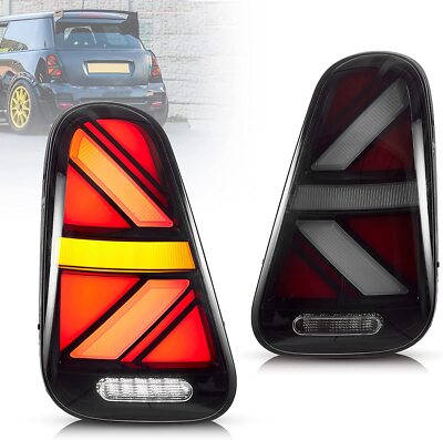 VLAND Klare LED Rückleuchten Für 2001 2006 Mini Cooper R50 R52 R53 mit Startup