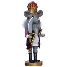 Kurt Adler Hollywood Mouse King Nutcracker, 12in