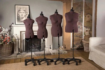 ADJUSTOFORM verstellbare Schneiderpuppe mit Hosenansatz, Modell Olivia, mit Rollstand