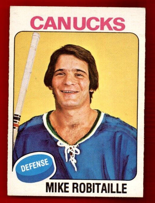 1975-76 O-Pee-Chee #24 Mike Robitaille EX