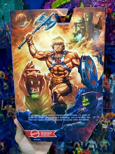 Masters Of The Universe Mattel MOTU Masterverse He-Man 40th Annyversary - Picture 3 of 3