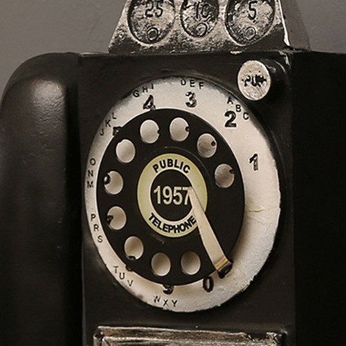 Vintage Ornamento telefonico Fotografia di oggetti di scena - Afbeelding 7 van 11
