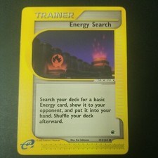 ENERGY SEARCH - 153/165 - Expedition Base Set - Trainer - Pokemon Card - NM on eBay