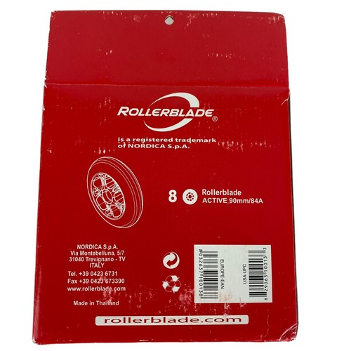 Rollerblade Active 90mm 84A Replacement Wheels New Set of 8 Vintage - Picture 7 of 7