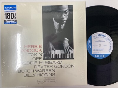 HERBIE HANCOCK - Takin' Off LP (RARE EU Import on BLUE NOTE, Shrink) MINT-