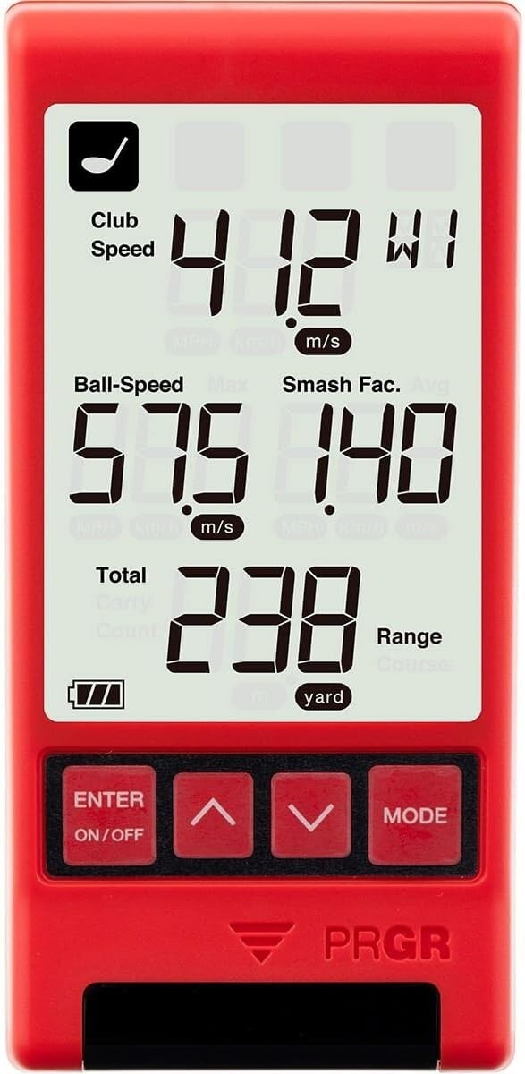 PRGR RED EYES POCKET HS-130 Personal Golf Launch Monitor
