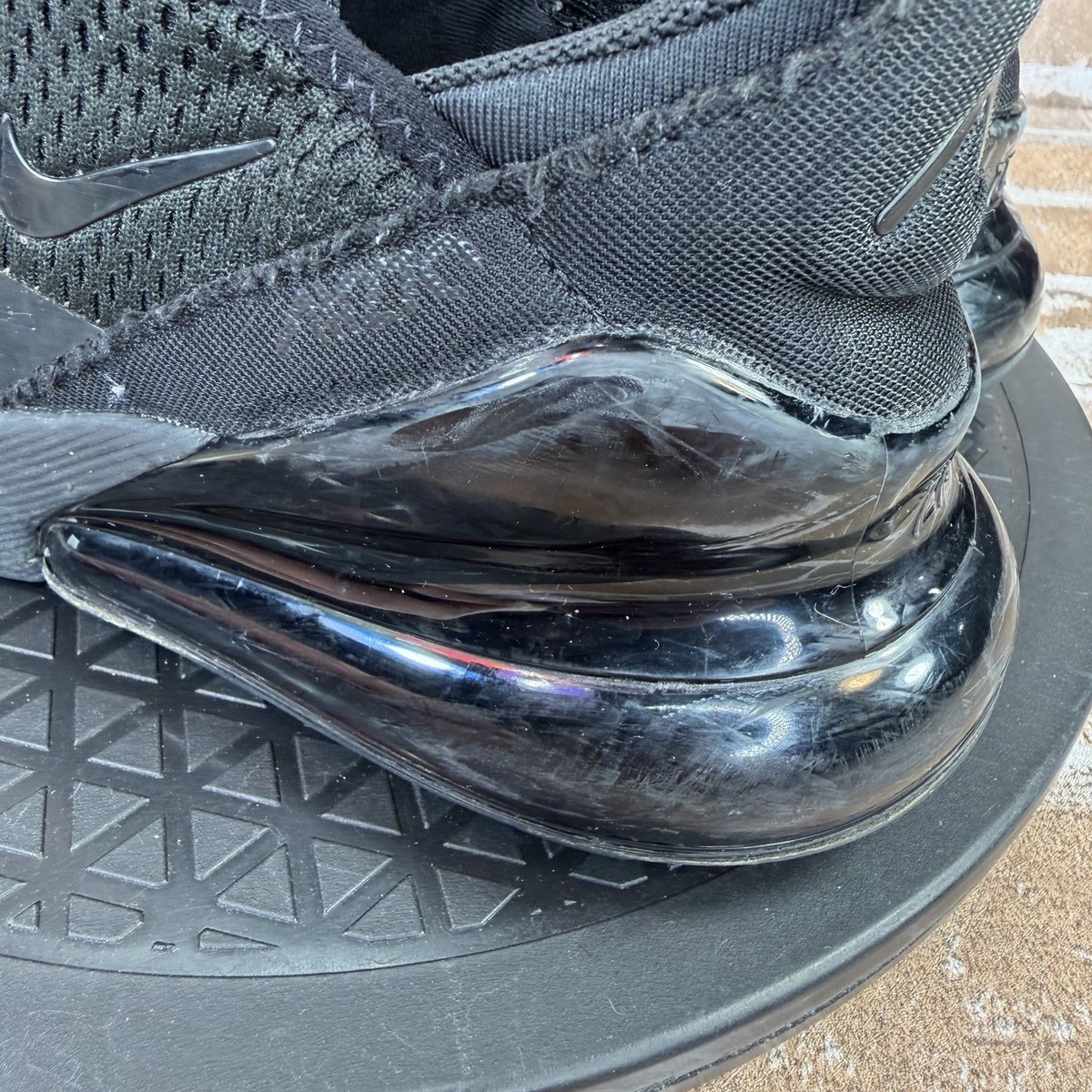 Nike Air Max 270 Triple Black Running Shoes Sneakers AH6789-006